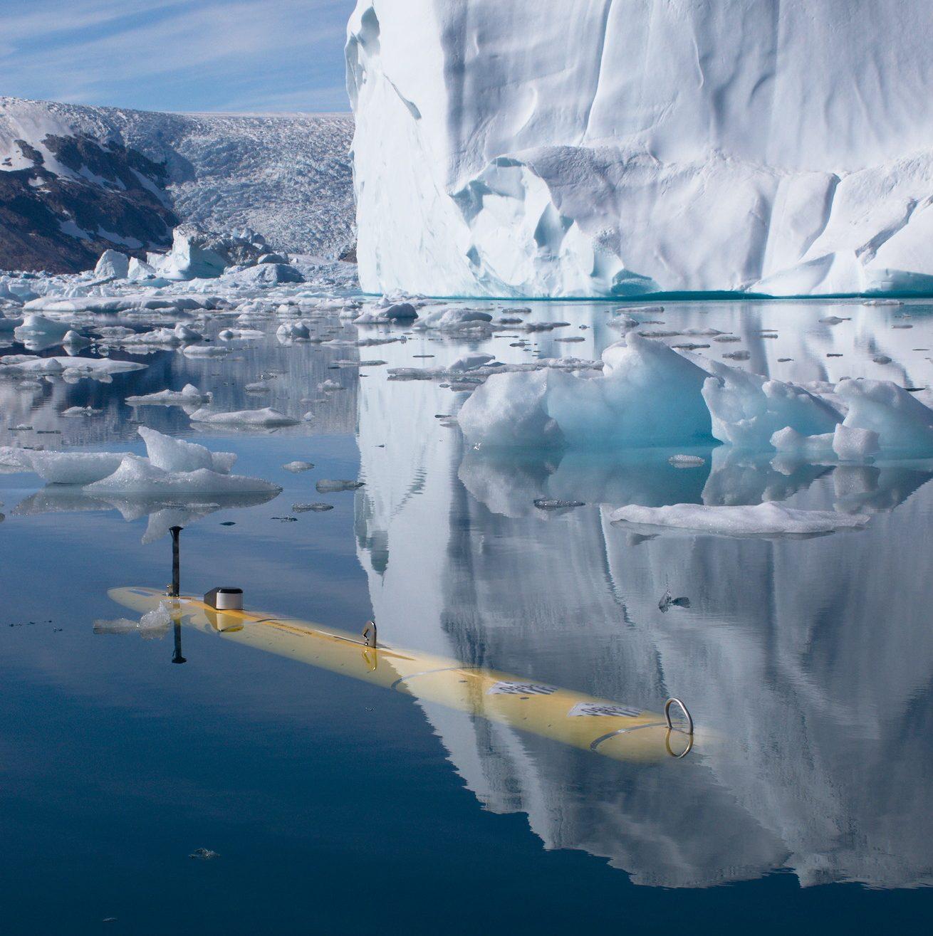 AUV on a calm day in Greenland