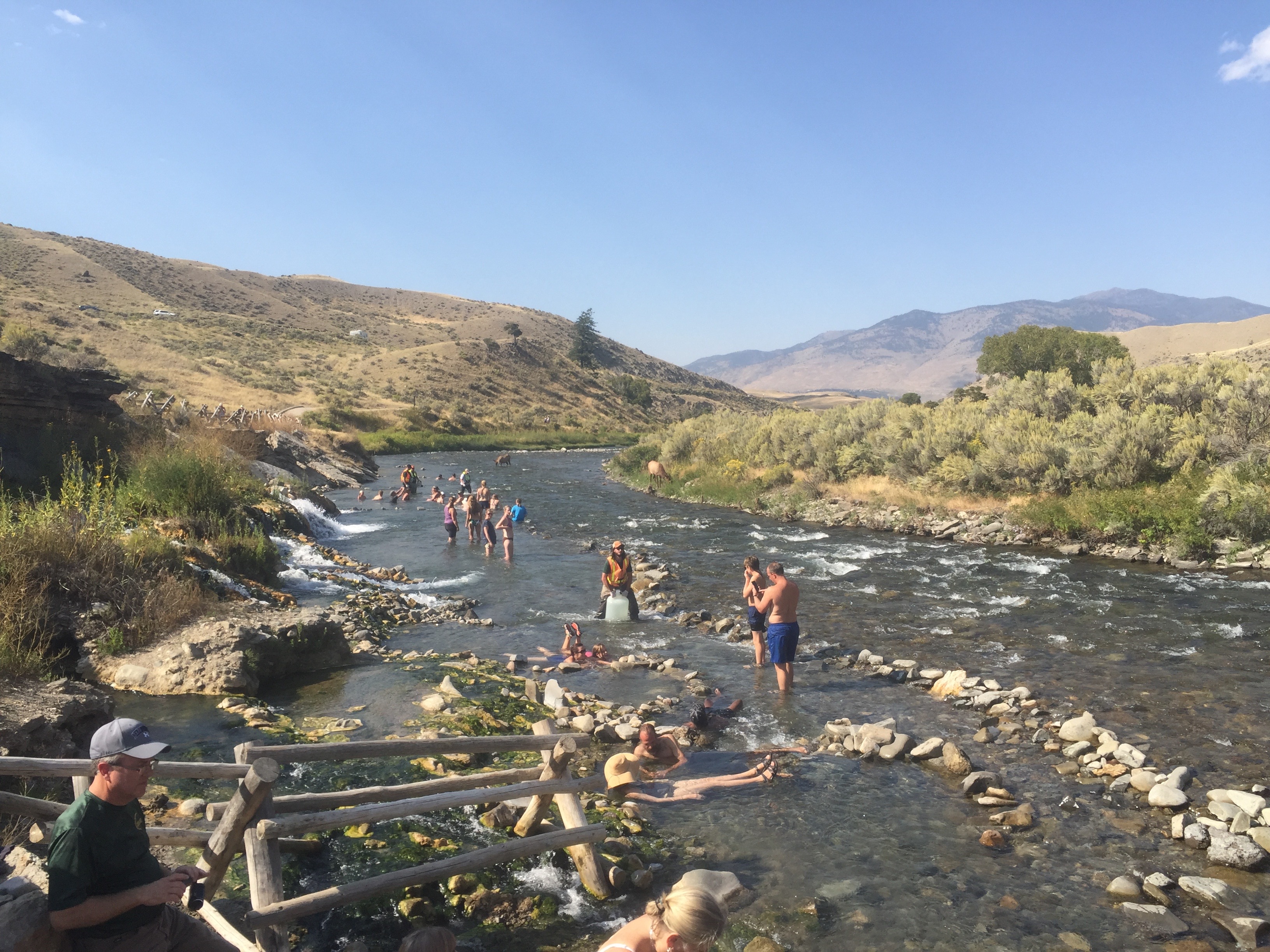 Gardner River in Montana